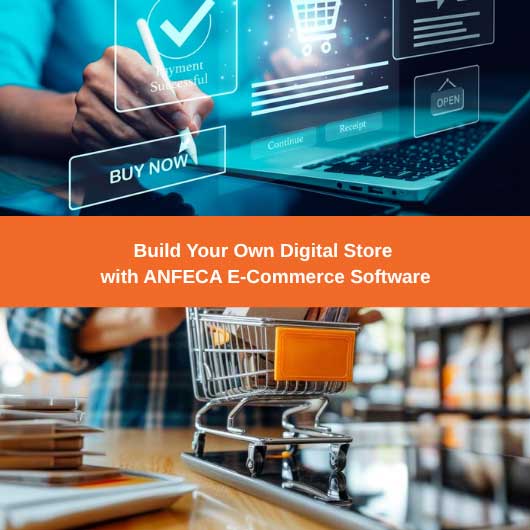 Create your own digital store with E-Commerce Software